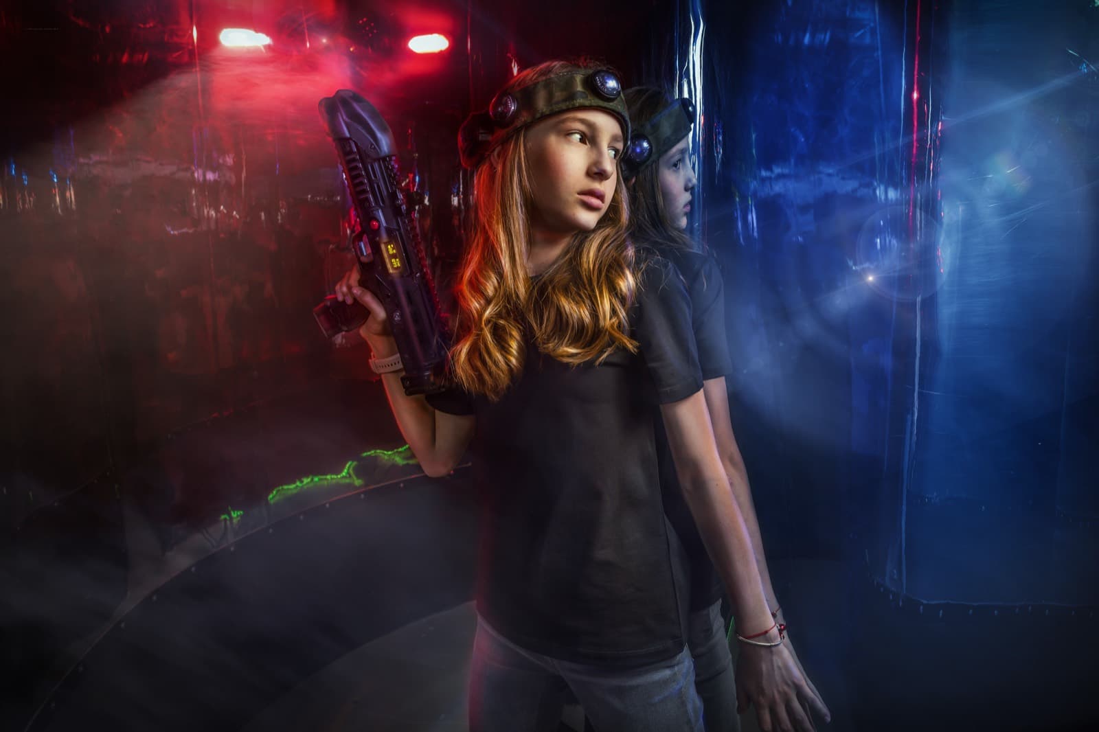 Лабиринт с подключённой платформой Playzones